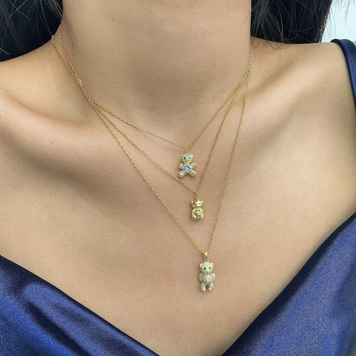 BUBU BEAR PENDENT NECKLACE