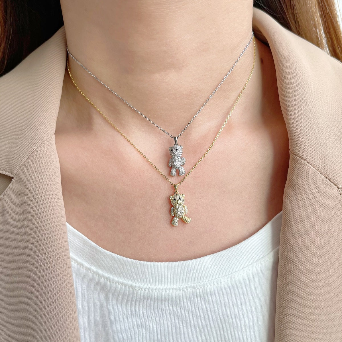 BUBU BEAR PENDENT NECKLACE