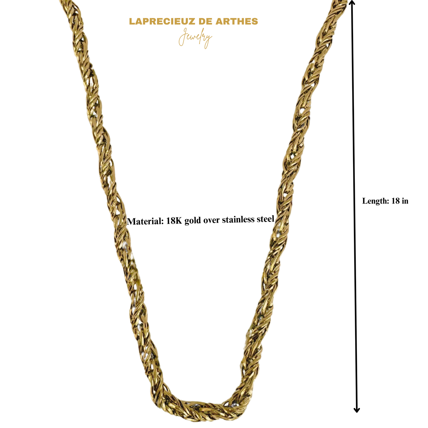 TWIST BRAIDED  CHAIN