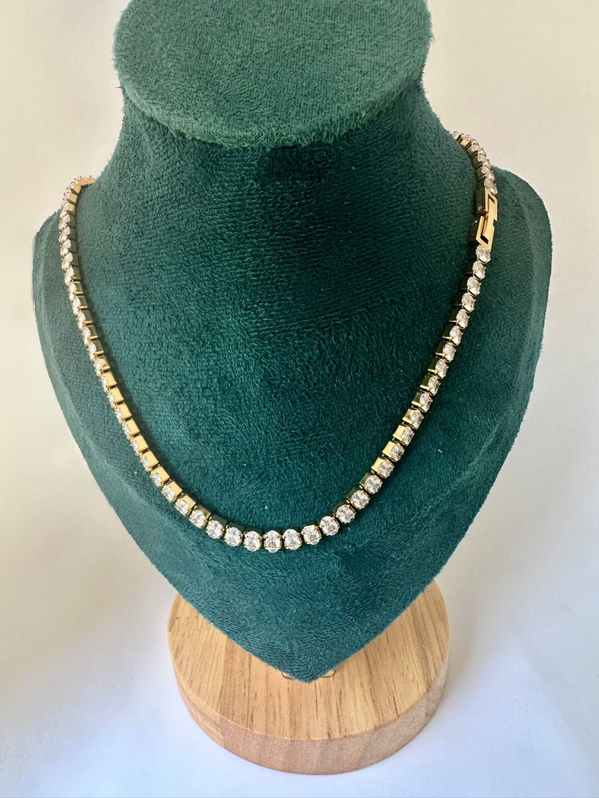 MILAN EMERALD CUT TENNIS CHAIN NECKLACE