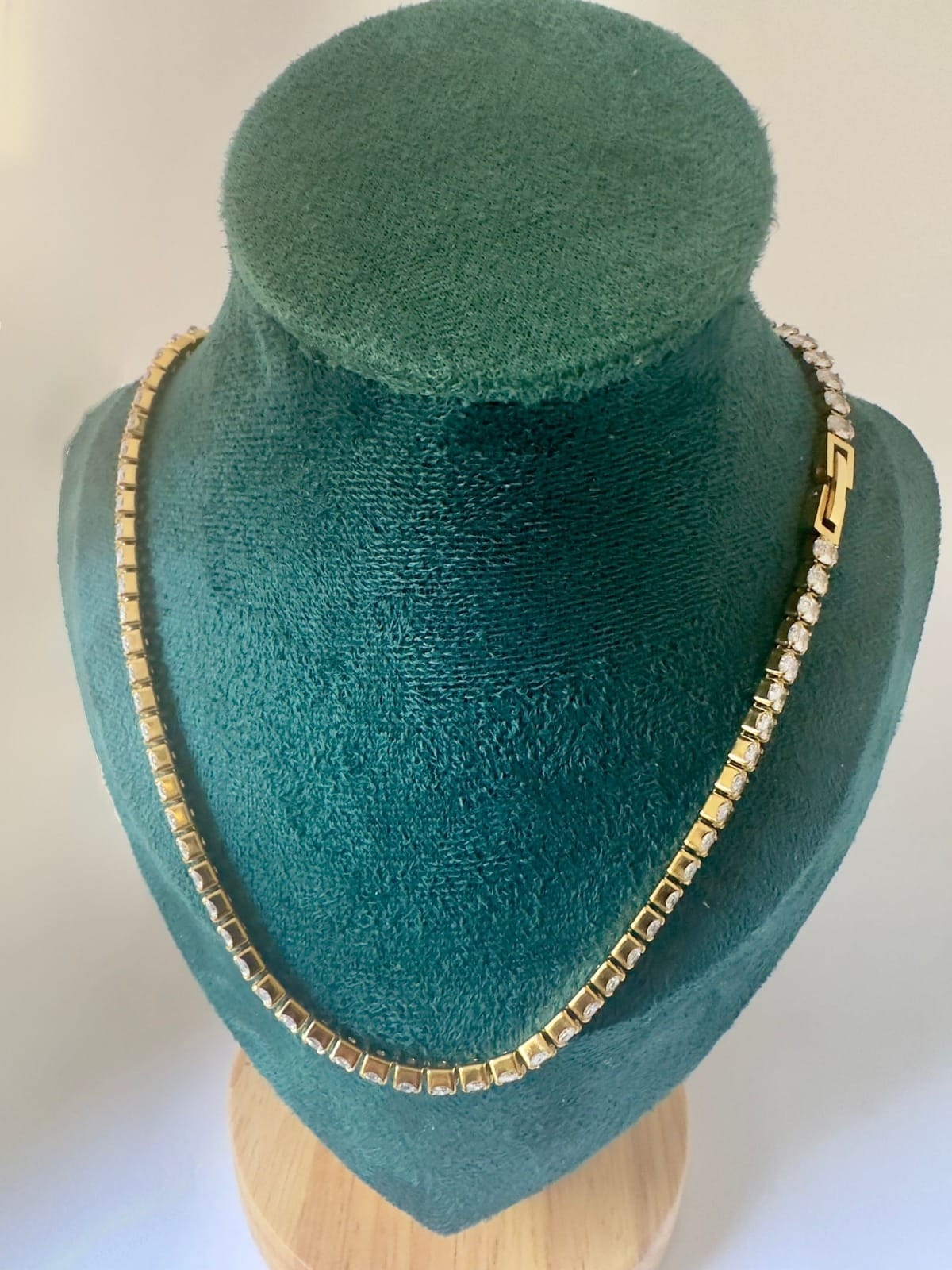 MILAN EMERALD CUT TENNIS CHAIN NECKLACE