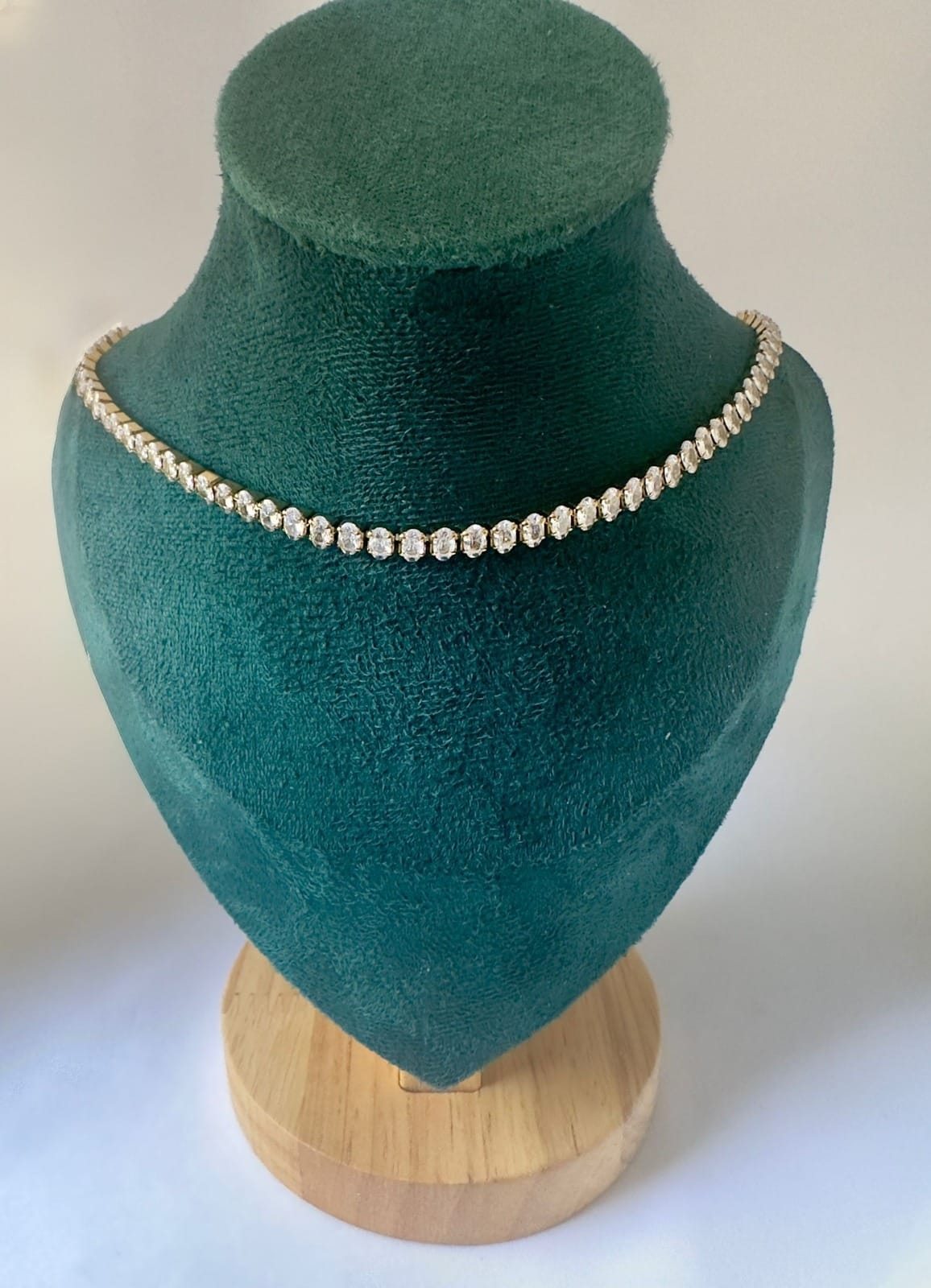 MILAN EMERALD CUT TENNIS CHAIN NECKLACE