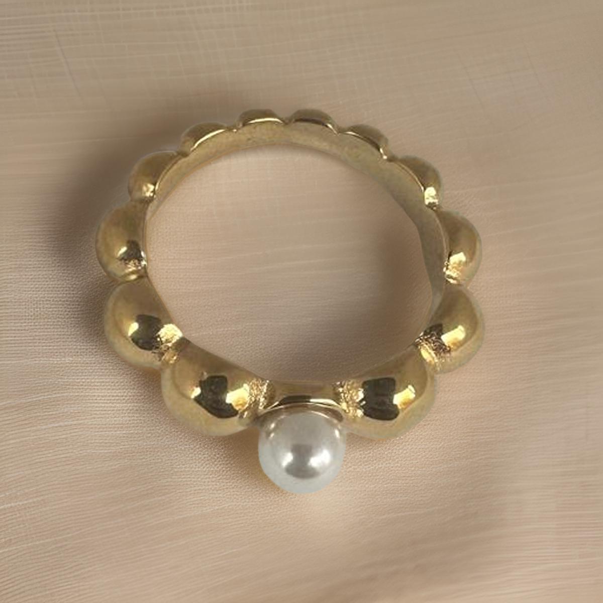 PEARL TWIST RING